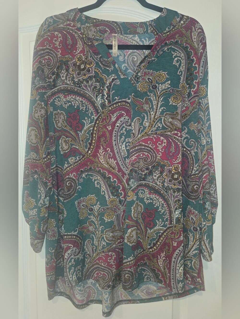 Womens Paisley Lizzy Dear Scarlett Top Size-XL